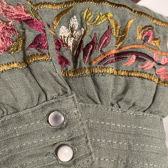 NWT SUNDANCE EMBROIDERED SHIRT - Picture 12 of 15